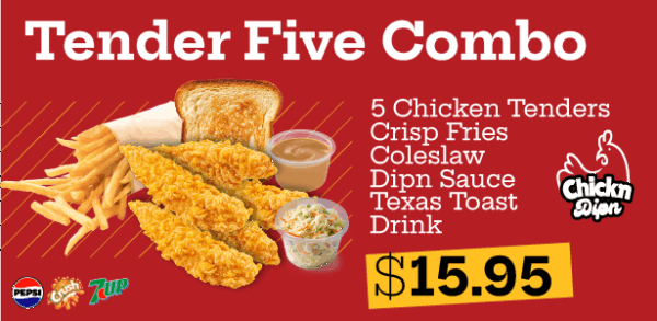 Tender Five Combo